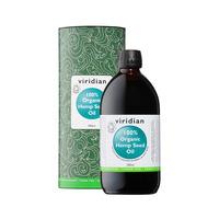 Viridian 100% Organic Hemp Seed Oil, 500ml