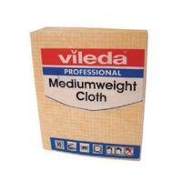 vileda yellow medium weight cloth pack of 10 106402