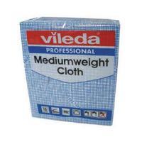 Vileda Blue Medium Weight Cloth Pack of 10 106399