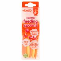 Vital Basics 5 x Soft Feeding Spoons 6+ Motnhs