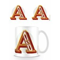 Vintage Letter \'a\' Ceramic Mug