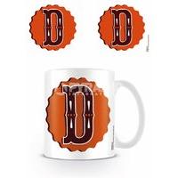 Vintage Letter \'d\' Ceramic Mug