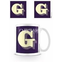 Vintage Letter \'g\' Ceramic Mug