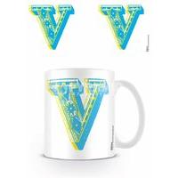 Vintage Letter \'v\' Ceramic Mug