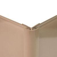 Vistelle Mocha Shower Panelling External Corner (L)2.5m (W)25mm