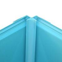 Vistelle Blue Atoll Shower Panelling Internal Corner (L)2.5m (W)25mm