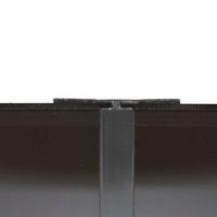 Vistelle Black Shower Panelling Straight H Joint (L)2.5m (W)25mm