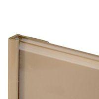 Vistelle Mocha Shower Panelling End Cap (L)2.5m (W)25mm