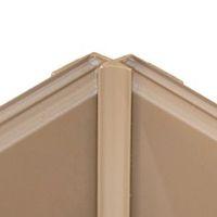 Vistelle Mocha Shower Panelling Internal Corner Joint (L)2.5m (W)25mm