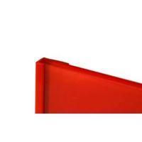 vistelle red shower panelling end cap l25m w25mm