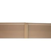 vistelle mocha shower panelling straight joint l25m w25mm