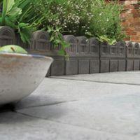 Victorian Paving Edging Dark Grey (L)450mm (H)220mm (T)38mm Pack of 48