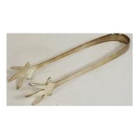 Vintage Silver plated claw shaped sugar tongs Unknown