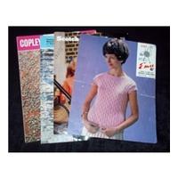 Vintage Womenswear Knitted Jumper Patterns 1960s - bundle of 4