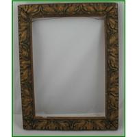 vintage gilded plaster frame