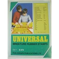 Vintage Universal Miniature Rubber Stamps