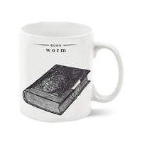 Victoriana Porcelain mug - Book worm