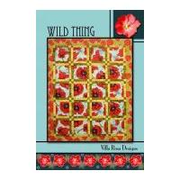 Villa Rosa Wild Thing Quilt Postcard Quilting Pattern