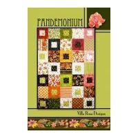 Villa Rosa Pandemonium Quilt Postcard Quilting Pattern