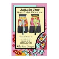 villa rosa amanda jane apron postcard quilting pattern