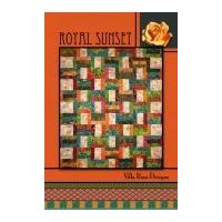 Villa Rosa Royal Sunset Quilt Postcard Quilting Pattern