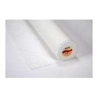 vilene x 50 quiltex iron on fusible batting with quilt effect white