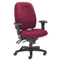 Vista High Back Chair Claret