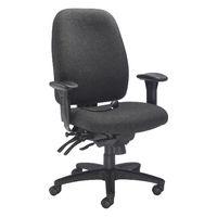 vista high back chair charcoal