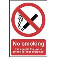 Vinyl No Smoking Notice 148x210mm