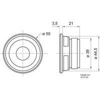 Visaton FRWS 5 R miniature speaker 8 ?, 250 Hz