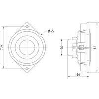 visaton bf 45 miniature speaker 4 158 hz