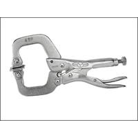 visegrip irwin 4sp locking c clamp 100mm 4 in swivel pad