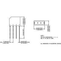 Vishay 2KBB100 Diode Bridge U(RR...
