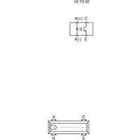 Vishay CNY 66 Optocoupler 4-pin. Plastic housing Type (misc.) Optocoupler with photo transistor output