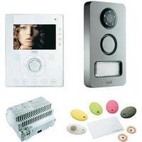 Video door intercom Corded Complete kit Grothe 74571 Detached Anthracite, White