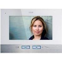 Video door intercom Corded Indoor panel m-e modern-electronics VDV 507 WW Detached White, Stainless steel