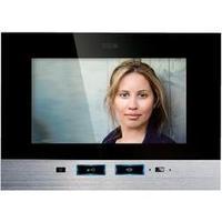 Video door intercom Corded Indoor panel m-e modern-electronics VDV 507 SS Detached Black, Stainless steel