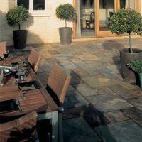 Vijaya Gold Natural Slate Mixed Size Paving Pack (L)3690mm (W)2760mm 10.20 m²