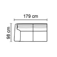 Vienna 3 Seater Sofa with 1 Arm [018/019]