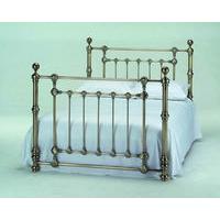 victoria antique brass harmony bed frame king size