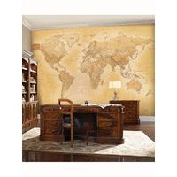 Vintage World Map Wall Mural 2.32m x 3.15m