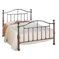 victoria nickel bed frame kingsize