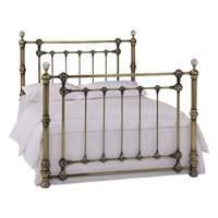 Victoria Brass Crystal Bed Frame - Kingsize