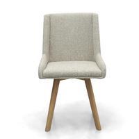 Visby Natural Fabric Dining Chairs