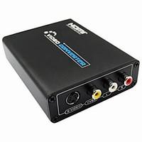 Video Converter HDMI Input S Video CVBS L R Output Composite S-Video Output Converter 720P 1080P HDCP Compliant