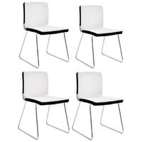 Vida Living Optic White Dining Chair (Set of 4)