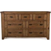 Vida Living New Forest Reclaimed Pine 7 Drawer Dresser