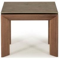 Vida Living Serafina Walnut Ceramic Lamp Table