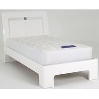 vida living newport white gloss bed