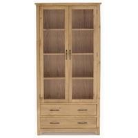 Vida Living Klara Oak Display Cabinet